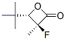 2-Oxetanone,4-(1,1-dimethylethyl)-3-fluoro-3-methyl-,cis-(9CI) 结构式