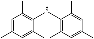 双(2,4,6-三甲基苯基)膦 结构式