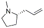 Pyrrolidine, 1-methyl-2-(2-propenyl)-, (S)- (9CI) 结构式