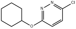 3-chloro-6-(cyclohexyloxy)pyridazine 结构式