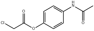 氯乙酸-4-乙酰氨基苯酯 结构式