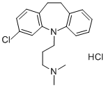 盐酸氯米帕明 结构式