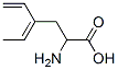 4-Hexenoic  acid,  2-amino-4-ethenyl- 结构式