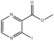 2-碘-3-羧酸甲酯吡嗪 结构式