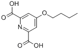 4-Butoxy-2,6-pyridinedicarboxylic acid 结构式