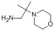 2-甲基-2-吗啉-4-基丙烷-1-胺 结构式