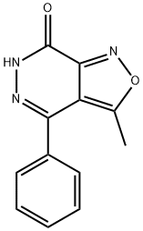 3-METHYL-4-PHENYLISOXAZOLO[3,4-D]PYRIDAZIN-7(6H)-ONE 结构式