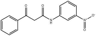 N-(3-NITROPHENYL)-BETA-OXO-BENZENEPROPANAMIDE 结构式