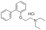 Triethylamine, 2-(2-biphenylyloxy)-, hydrochloride 结构式