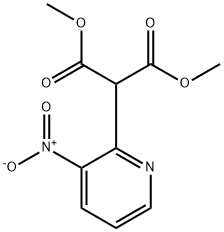 2-(3-硝基-2-吡啶)丙二酸二甲酯 结构式