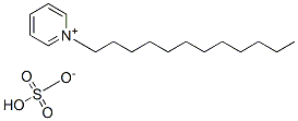 1-dodecylpyridinium hydrogen sulphate  结构式