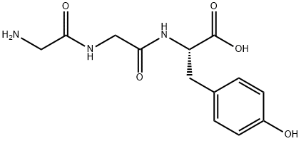 甘氨酰甘氨酰-L-酪氨酸 结构式