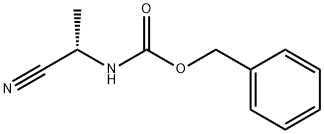 N-[(1S)-1-氰基乙基]氨基甲酸苯甲酯 结构式