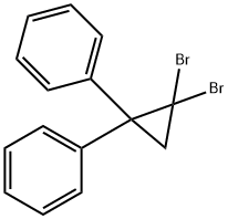 1,1-Dibromo-2-2-diphenylcyclopropane 结构式