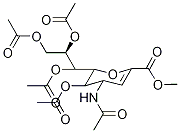 METHYL 5,7,8,9-TETRA-O-ACETYL-4-ACYLAMINO-2,6-ANHYDRO-3,4-DIDEOXY-D-GLYCERO-D-GALACTO-2-ENONATE 结构式