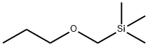 Silane, trimethyl(propoxymethyl)- 结构式