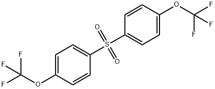 二[4-(三氟甲氧基)苯基]砜 结构式