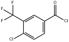 4-氯-3-三氟甲基苯甲酰氯 结构式