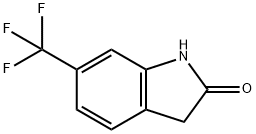 6-三氟甲基氧化吲哚 结构式