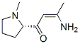 2-Buten-1-one,3-amino-1-(1-methyl-2-pyrrolidinyl)-,[S-(Z)]-(9CI) 结构式