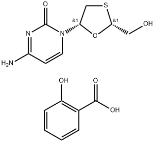 水杨酸拉米呋啶 结构式