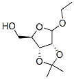D-Ribofuranoside, ethyl 2,3-O-(1-methylethylidene)- (9CI) 结构式