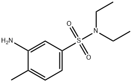 3-AMINO-N,N-DIETHYL-4-METHYL-BENZENESULFONAMIDE 结构式