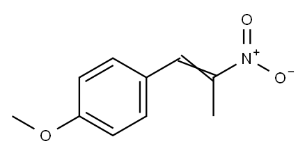 顺式-4-甲氧基-Β-甲基-Β-硝基苯乙烯 结构式