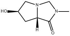 1H-Pyrrolo[1,2-c]imidazol-1-one,hexahydro-6-hydroxy-2-methyl-,(6R-cis)-(9CI) 结构式