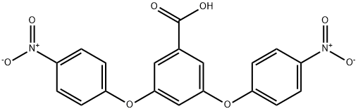3,5-二(4-硝基苯氧基)苯甲酸 结构式