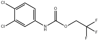 2,2,2-三氟-3,4-二氯苯基氨基甲酸乙酯 结构式