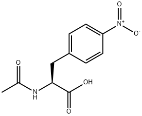 (S)-2-乙酰胺基-4-硝基苯丙氨酸 结构式
