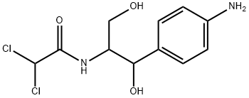 1-(4-Aminophenyl)-2-(dichloroacetylamino)-1,3-propanediol 结构式