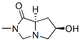 1H-Pyrrolo[1,2-c]imidazol-1-one,hexahydro-6-hydroxy-2-methyl-,(6R-trans)-(9CI) 结构式