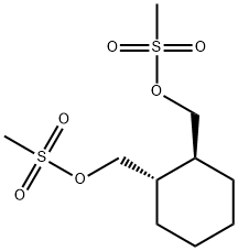 S,S-环己烷二甲醇磺酸酯 结构式