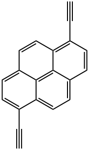 Pyrene, 1,6-diethynyl- 结构式