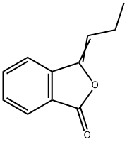 3-丙亚基-1-异苯并呋喃酮 结构式