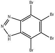 4,5,6,7-四溴-1H-苯并三唑 结构式