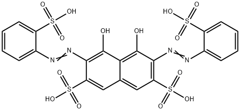 双(苯磺酸偶氮)变色酸 结构式