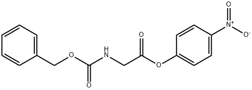 N-苄氧羰基甘氨酸-4-硝基苯酯 结构式