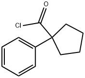 Α-苯基环戊烷甲酰氯 结构式
