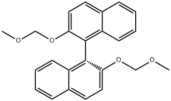 (R)-(+)-2,2'-双(甲氧基甲氧基)-1,1'-联萘 结构式
