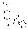 1-[(2-Chloro-5-nitrophenyl)sulfonyl]-1H-pyrrole 结构式