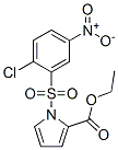 ethyl 1-(2-chloro-5-nitro-phenyl)sulfonylpyrrole-2-carboxylate 结构式
