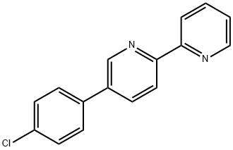 5-(4-CHLOROPHENYL)-2,2'-BIPYRIDINE 结构式