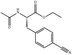 AC-DL-PHE(4-CN)-OET 结构式