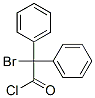 2-bromo-2,2-diphenylacetyl chloride 结构式