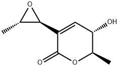 (5S,6R)-5,6-二氢-5-羟基-6-甲基-3-[(2S,3S)-3-甲基环氧乙烷基]-2H-吡喃-2-酮 结构式