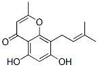 5,7-Dihydroxy-2-methyl-8-(3-methyl-2-butenyl)-4H-1-benzopyran-4-one 结构式