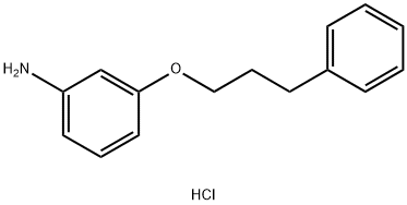 3-(3-苯基丙氧基)苯胺盐酸盐 结构式